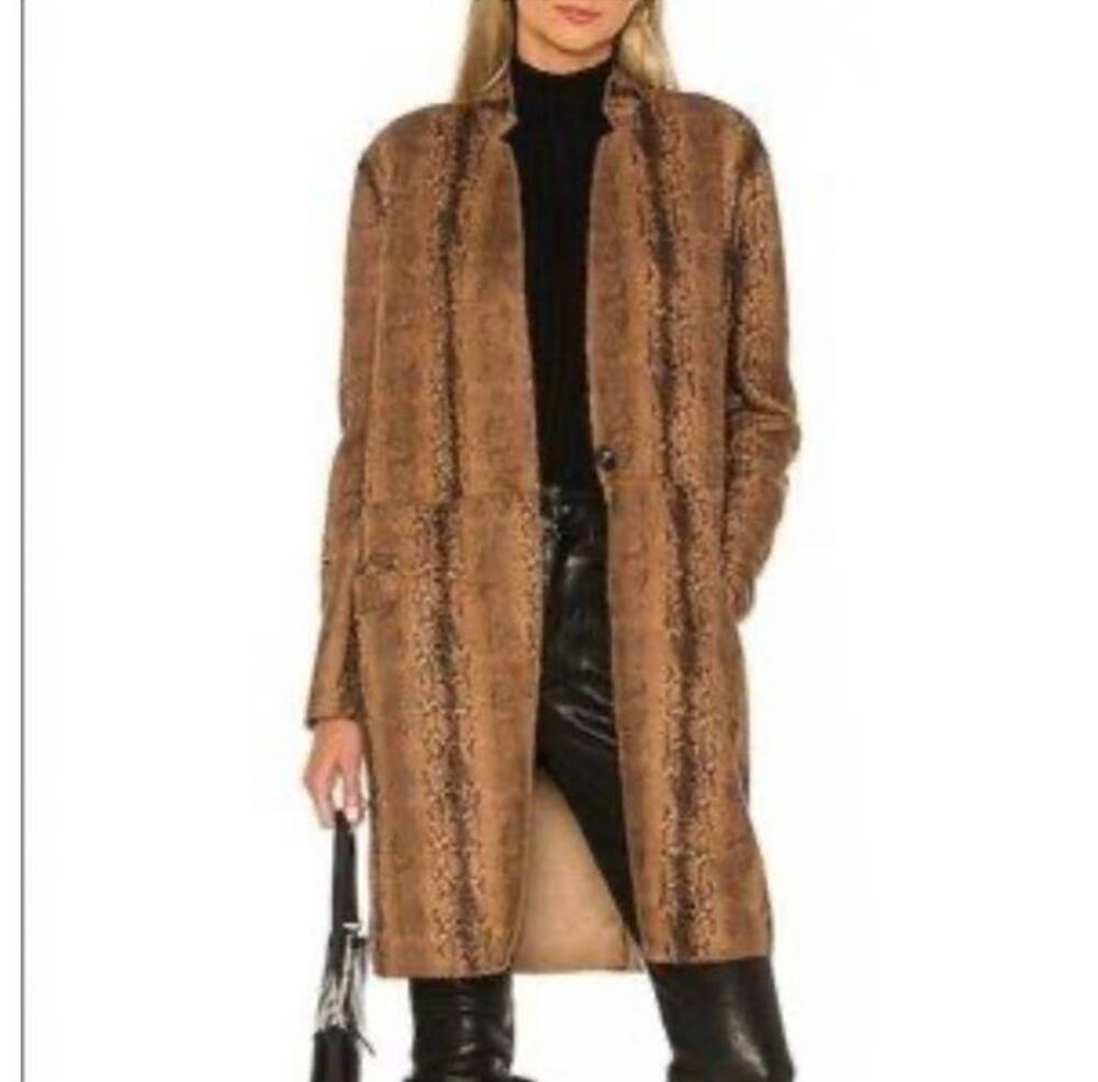 BLANKNYC Copperhead Faux Leather Coat - Medium